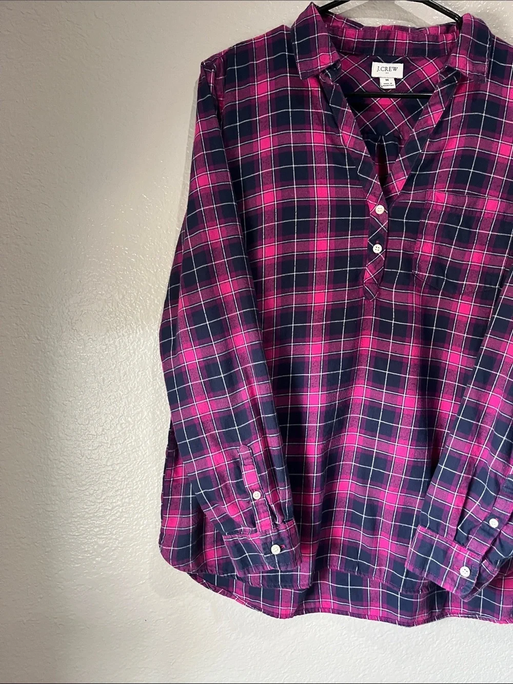 J. Crew soft plaid